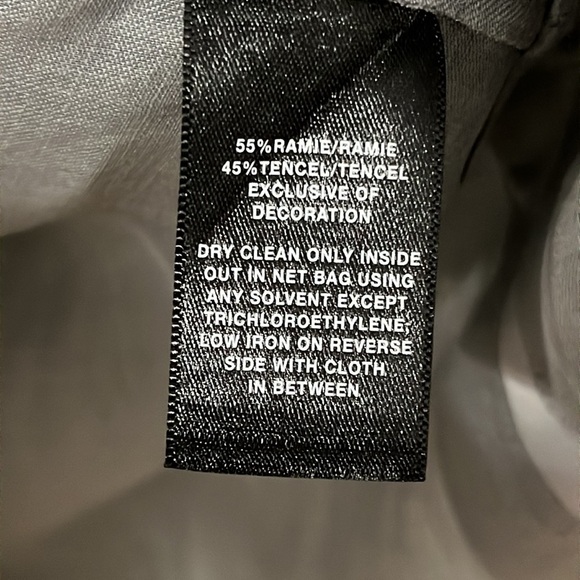 LAFAYETTE 148 New York Andra Semi Sheer Oversized Button Down Shirt- Size S - Picture 8 of 14